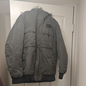 The North Face Men's Gotham Jacket Goose Down Gray Heather